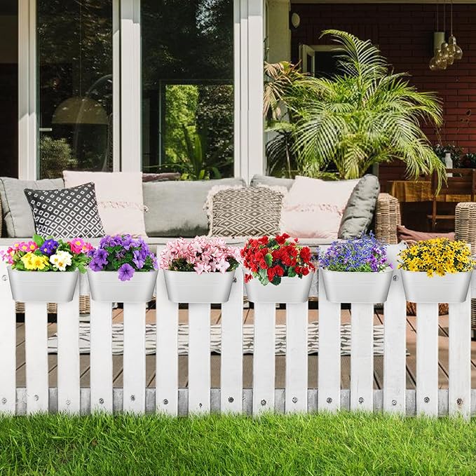 MADHOLLY Railing Planter with Drainage Holes - Image 7