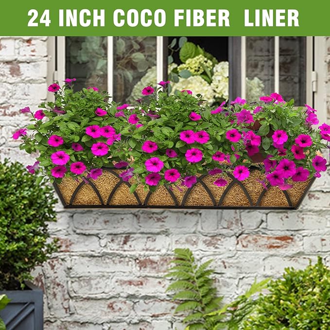 4 Pack 24 Inch Trough Coconut Liners - Image 4