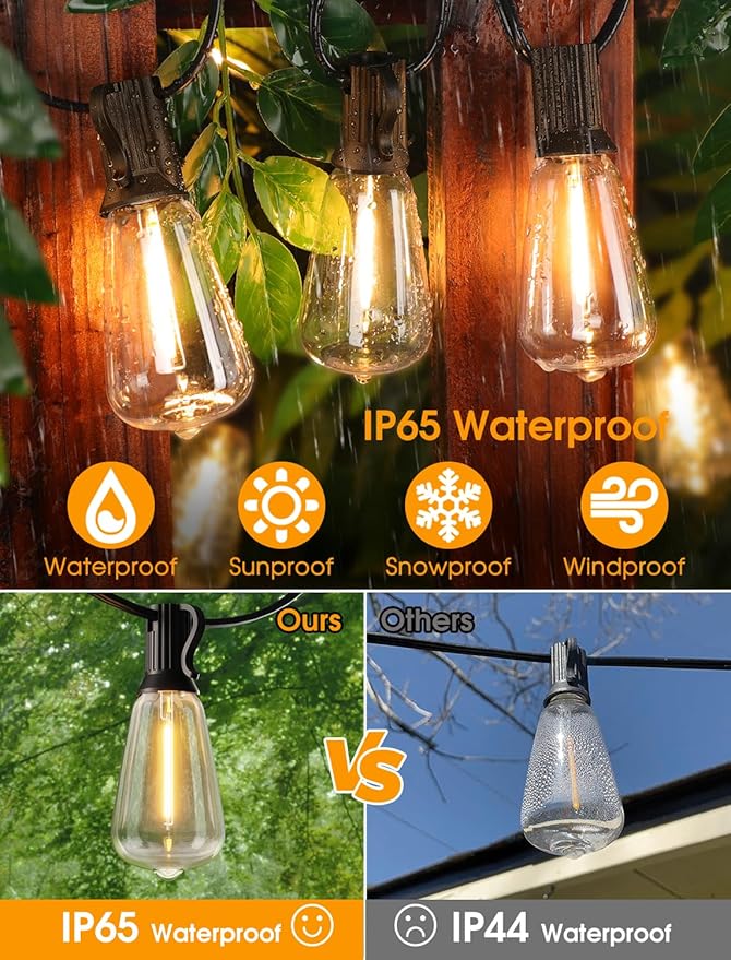 75FT Outdoor String Lights, Patio Lights - Image 8
