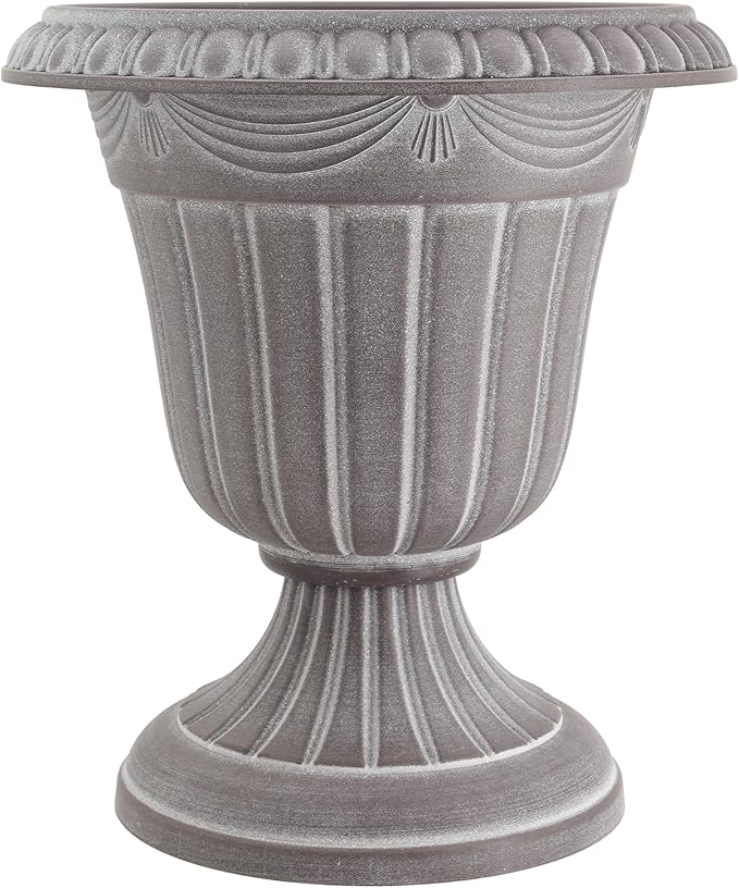 Arcadia Garden Products PL00CW Classic Traditional Plastic Urn Planter by Unknown