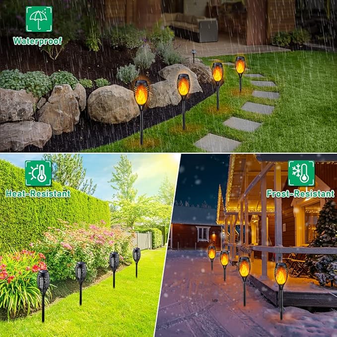 IkeeRuic Solar Lights Outdoor, Solar Torch Light - Image 4