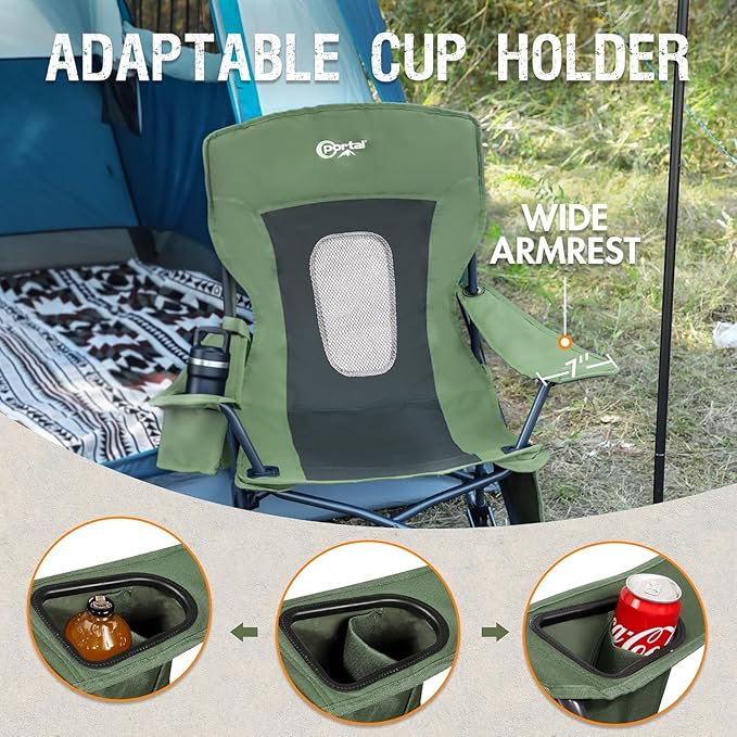 Portal Outdoor Rocking Chair Camping Folding Portable Rocker - Image 7