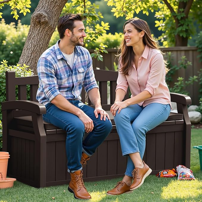 Flamaker 80 Gallon Storage Bench - Image 7