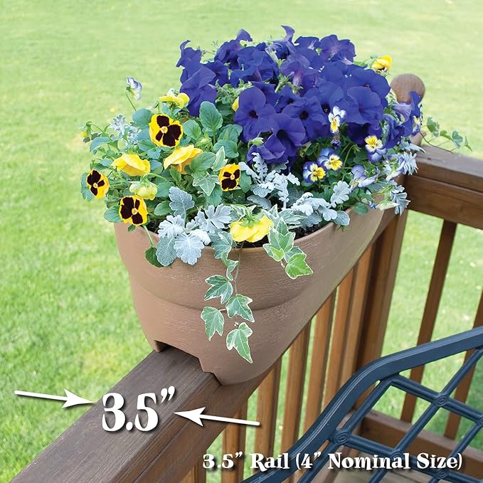 EMSCO Group Bloomers Railing Planter - Image 3