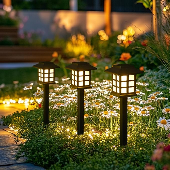 GIGALUMI Solar Outdoor Lights，6 Pack LED Solar Lights Outdoor Waterproof - Image 12