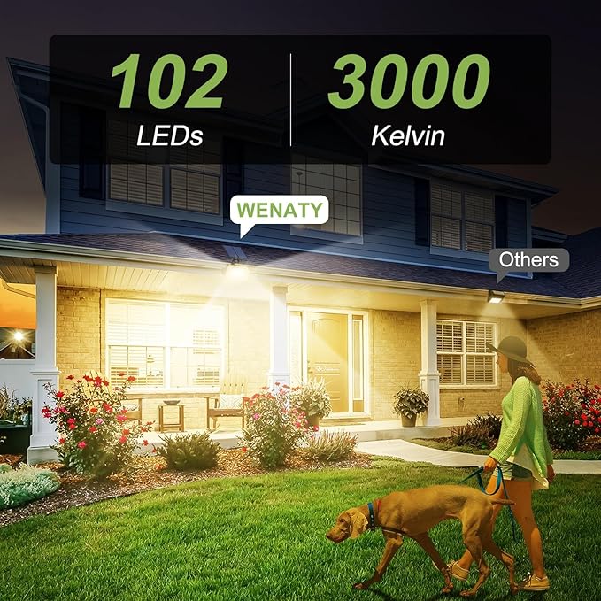 102 LED Solar Spot Lights Outdoor Waterproof IP65, Adjustable Landscape - Image 7