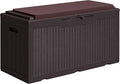 Greesum 100 Gallon Resin Deck Box Large Outdoor Storage by BuynowfromGreesum
