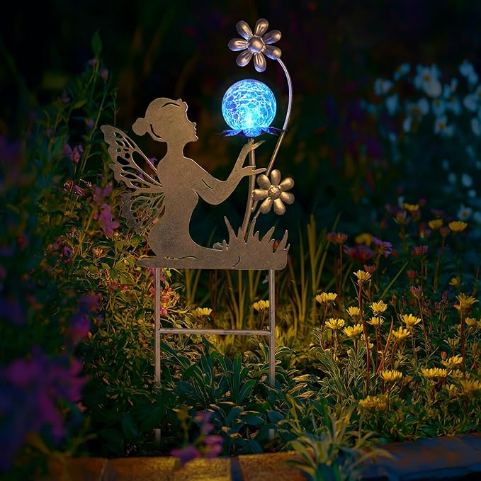 HONGLAND Solar Lights Fairy Garden Decor - Image 9