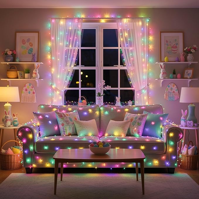 Brizled RGB Christmas Lights, 66ft 200 LED Color Changing Christmas Light - Image 2