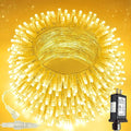 Connectable 100 LED String Lights Indoor Outdoor, 33FT Warm White Christmas by SANJICHA