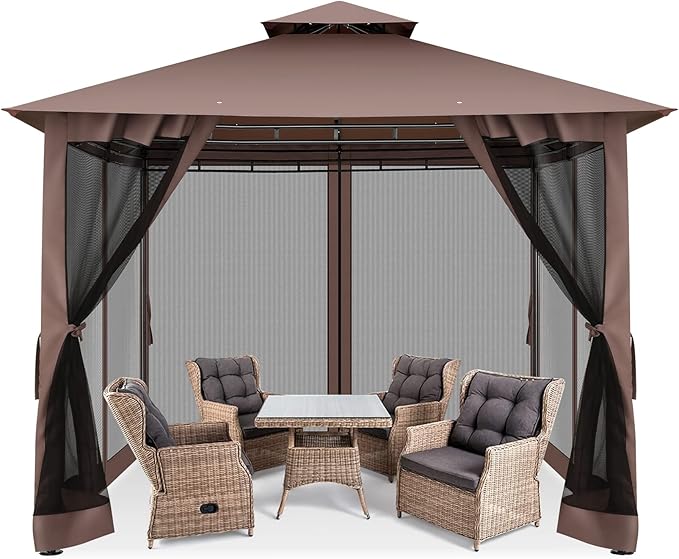 COBIZI Gazebo 10x10 Heavy Duty Gazebos by COBIZI