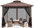 COBIZI Gazebo 10x10 Heavy Duty Gazebos by COBIZI