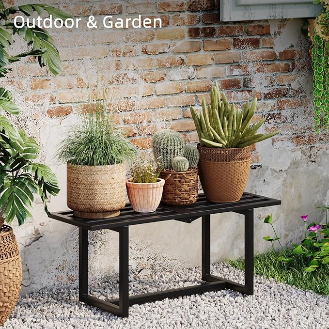 2 Pack Metal Plant Stand, Foldable Heavy Duty Indoor, Window Iron Plant Shelf - Image 5