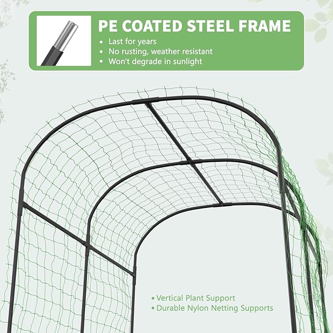 DoCred Tall Garden Arch Trellis - Image 3