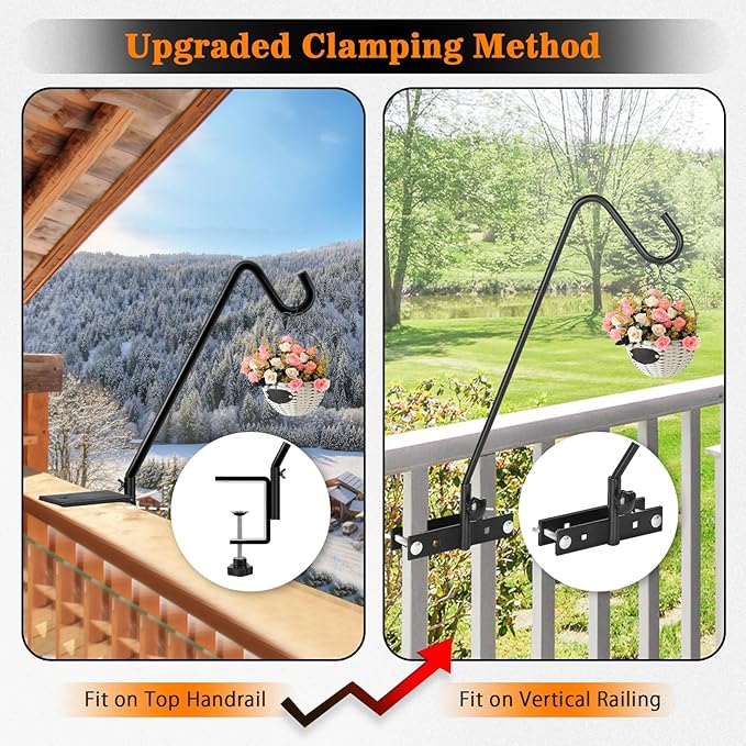 FEED GARDEN 2 Pack 13.5 Inch Deck Hooks - Image 5