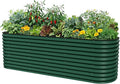 32" Extra Tall Raised Garden Bed Kits, 2.5 x 9.5 x 2.7ft Deep Root 10 in 1 by VegoGarden