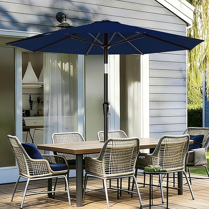 AreShark 9 FT Patio Umbrella for Outdoor, Outdoor Umbrella - Image 2