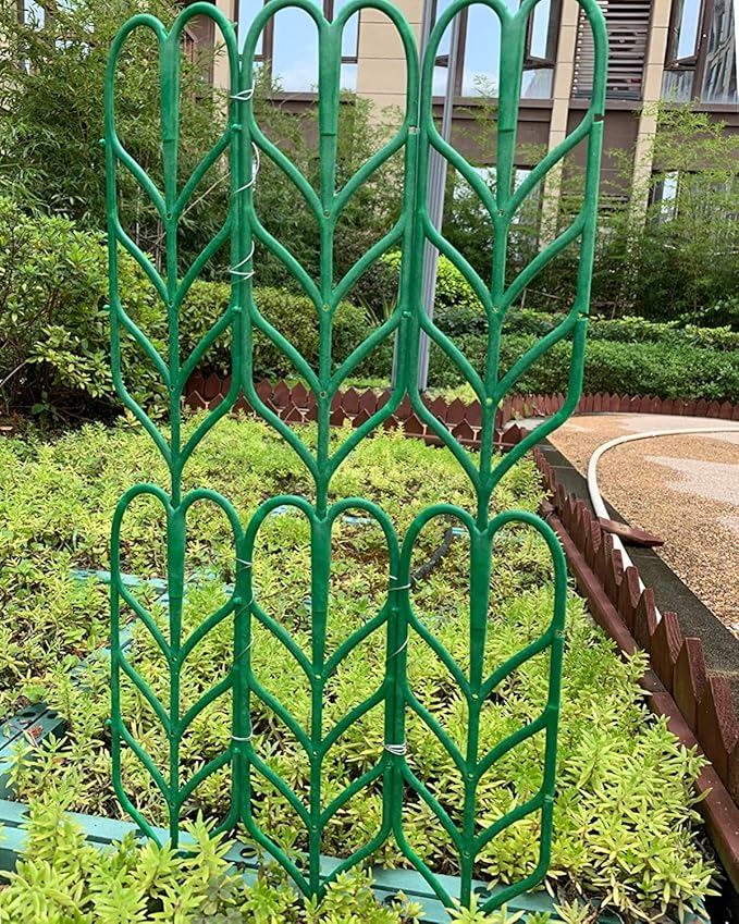 Garden Trellis for Climbing Plants 12 PCS Plastic Indoor Trellis for Potted - Image 4