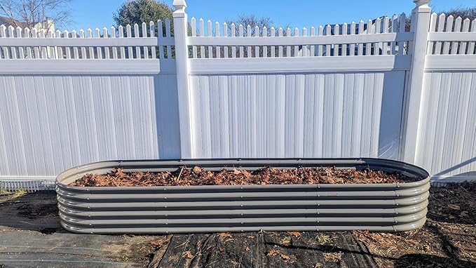 A ANLEOLIFE 12X3X1.5 ft Galvanized Raised Garden Beds Outdoor, Oval Extra Large - Image 2