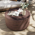 UPHA Outdoor Round Coffee Table, Small Modern Minimalist Accent Tables by UPHA
