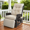 Outdoor Indoor Wicker Recliner by COMLAXFIELD