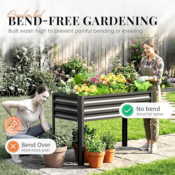 KING BIRD Large Raised Garden Bed - Image 3