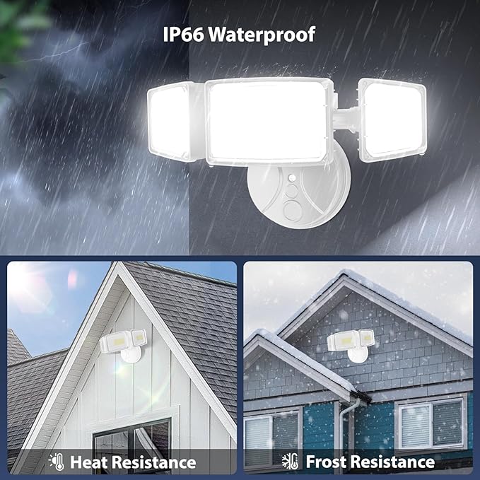 Onforu 100W 11000LM Flood Lights Outdoor, Brightness Security LED Flood Lights - Image 6