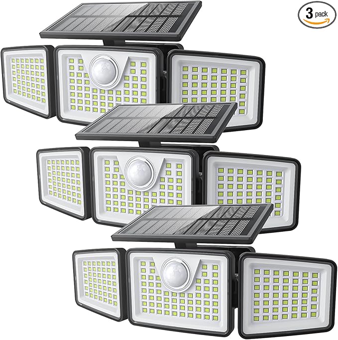 2500LM Solar Lights Outdoor by ChargebySunLightUpHome