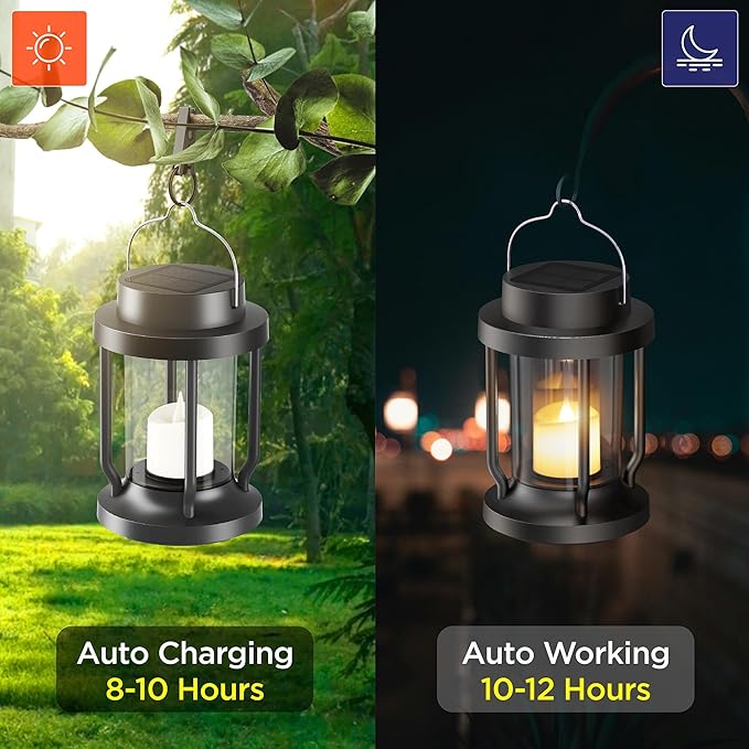 Solar Lantern Outdoor & Indoor Use – Hanging Solar Lights - Image 2