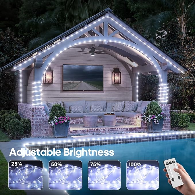 100Ft 720 LED Rope Lights Outdoor Waterproof - Image 4