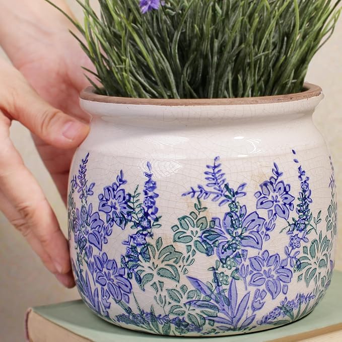 Pots for Plants, Ceramic Planters for Indoor/Outdoor Plants, 6.29'' Plant Pots - Image 6