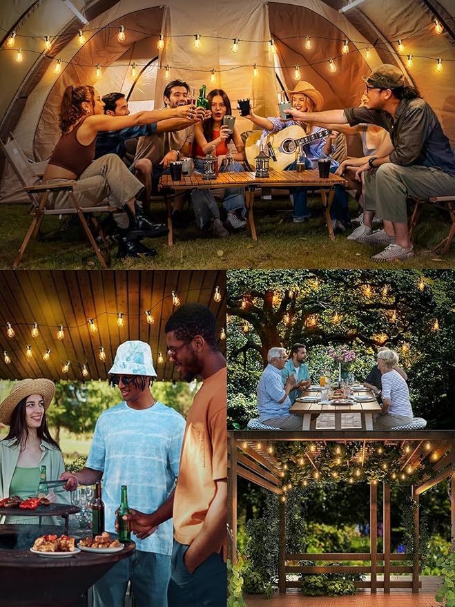 Svater Outdoor String Lights LED 25 FT, Patio Lights - Image 5