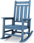 KINGYES Oversized Outdoor Rocking Chair, All-Weather Patio Rocking Chairs by KINGYES