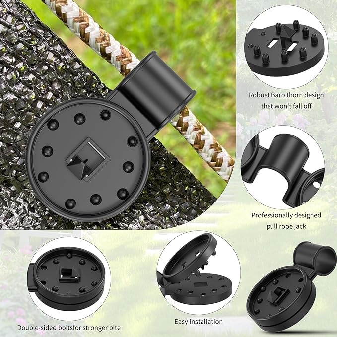 Heavy Duty Round Shade Cloth Clips 100Pcs - Image 4