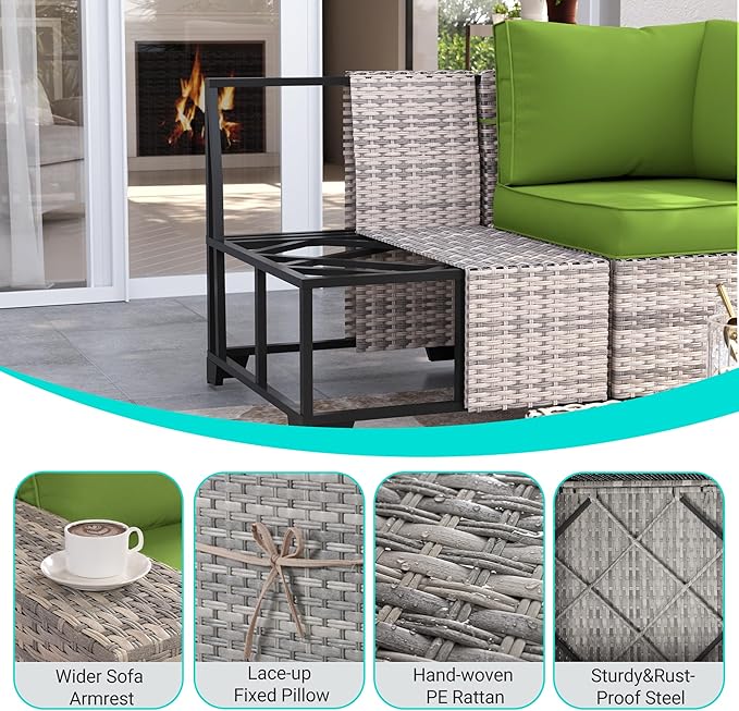 9-Piece Outdoor Patio Furniture Set - Image 5