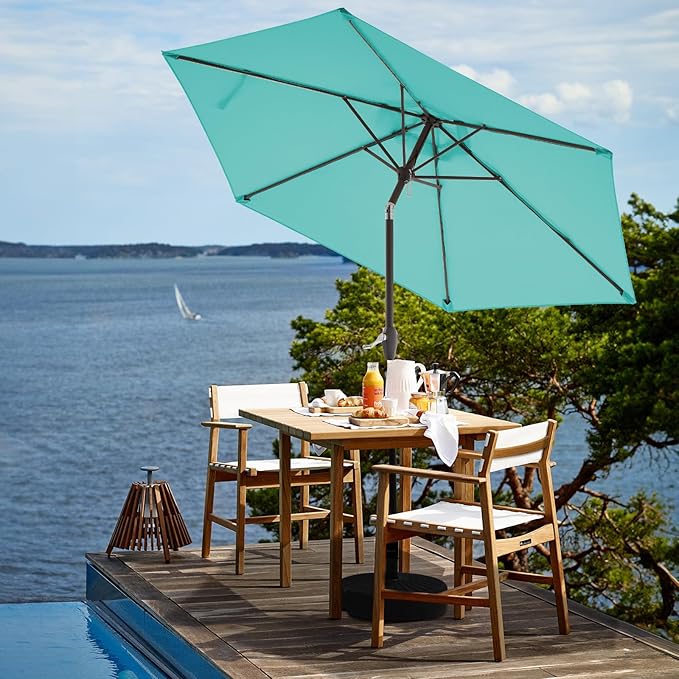 JEAREY 7.5FT Patio Umbrella Market Table Umbrella - Image 4