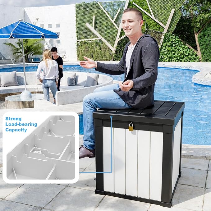ROJIK Outdoor Storage Housing Deck Box - Image 3