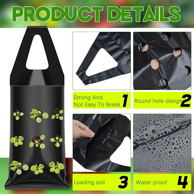 10 Pcs Hanging Flower Pot Bag - Image 3