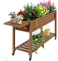 YEFU Raised Garden Bed with Legs: 57x18x30in Weight Capacity 400lb by YEFU