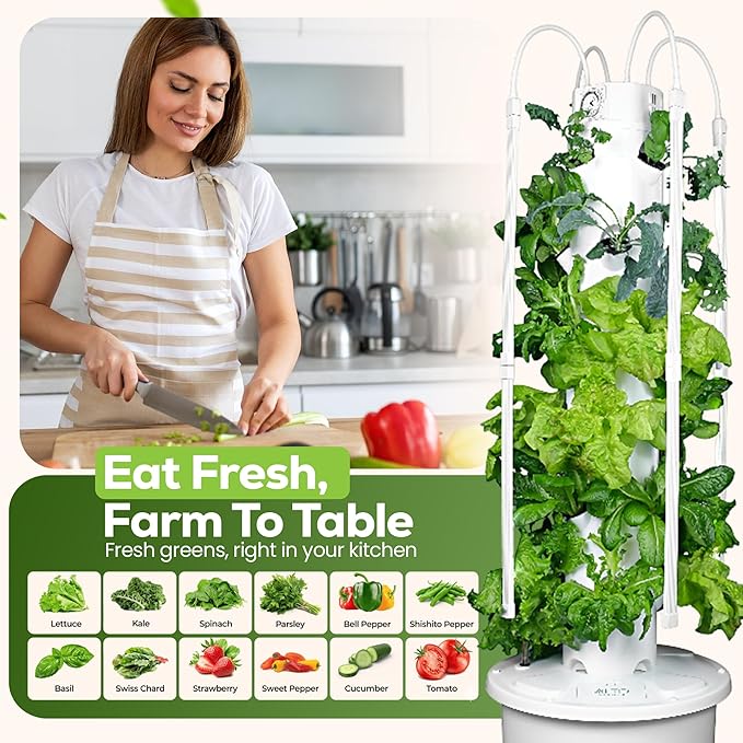 GX Hydroponic Tower | Vertical Planter Tower | Hydroponics Growing System Kit | - Image 7