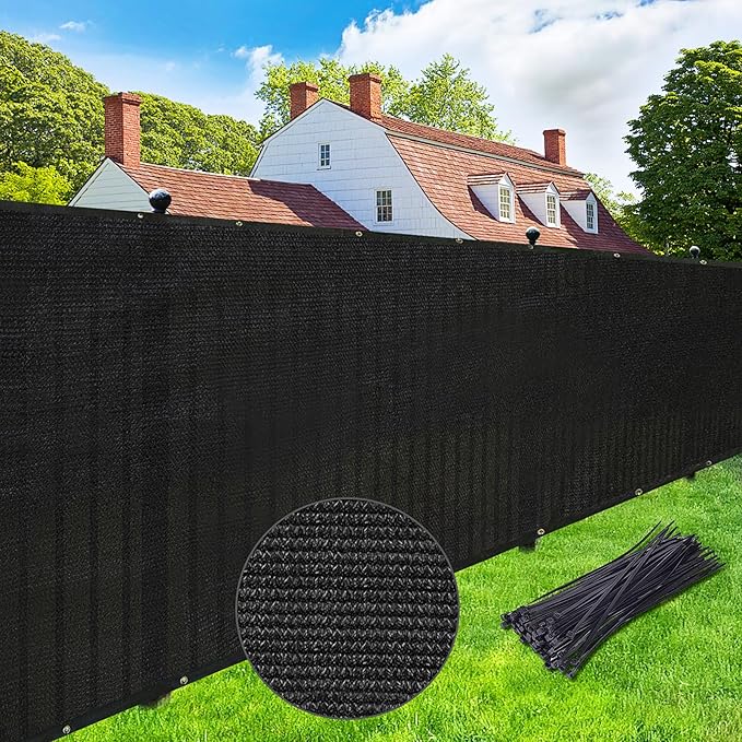 UPGRADE Privacy Screen Fence 4' x 50' Commercial Shade Cover by UPGRADE