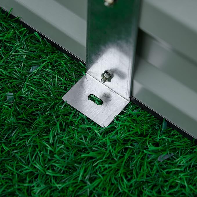 Outsunny Galvanized Raised Garden Bed, - Image 9