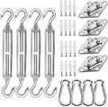 YOFIT 44 Pcs Shade Sail Hardware Kit, 5 Inch Outdoor Sun Sail Accessories by yofit