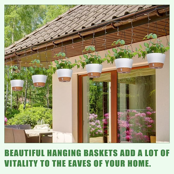 Amyhill 6 Pcs 8 Inch Hanging Planter - Image 5
