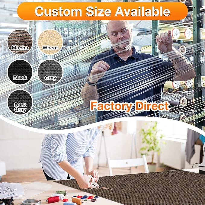 Artpuch Sun Shade Cloth with Grommets & D-Rings, 90% UV Protection Shade Cover - Image 5