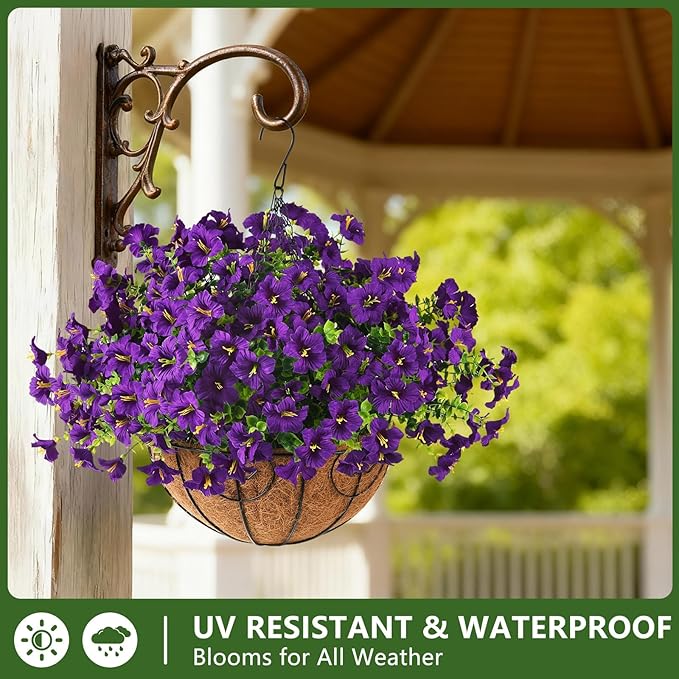 INQCMY Artificial Fake Petunias Flowers - Image 4