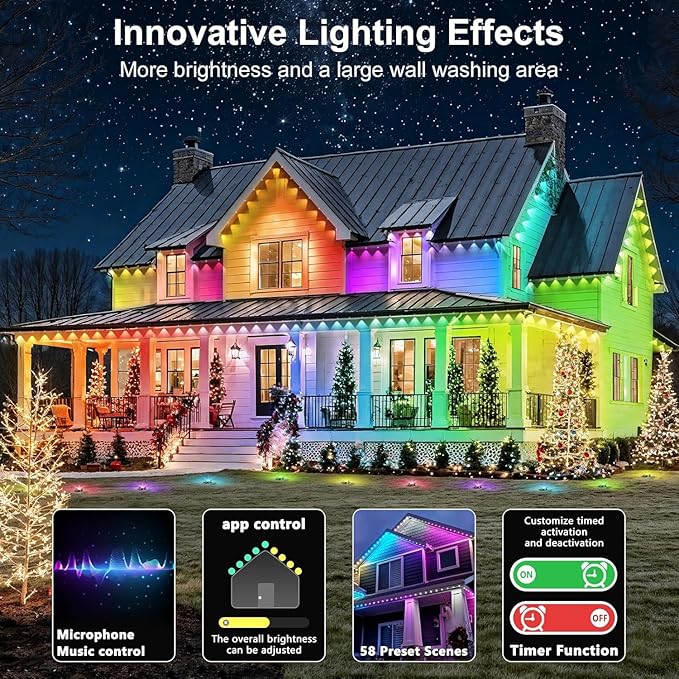 500FT Permanent Outdoor Lights Waterproof - Image 7