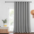 NICETOWN Blackout Sliding Door Curtain 120 inches Long, Grommet Top Thermal by NICETOWN