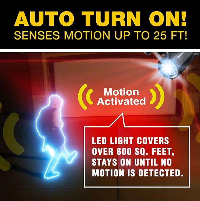 Bell+Howell Bionic Spotlight Motion Solar Spot Lights Outdoor Waterproof - Image 5