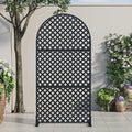 Casaphoria 72" H x 35" W Arched Metal Privacy Screen by Casaphoria